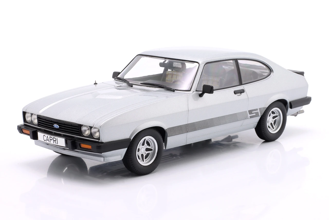 1/18 ModelCarGroup 1978 Ford Capri MK III (Silver Metallic) Diecast Car Model