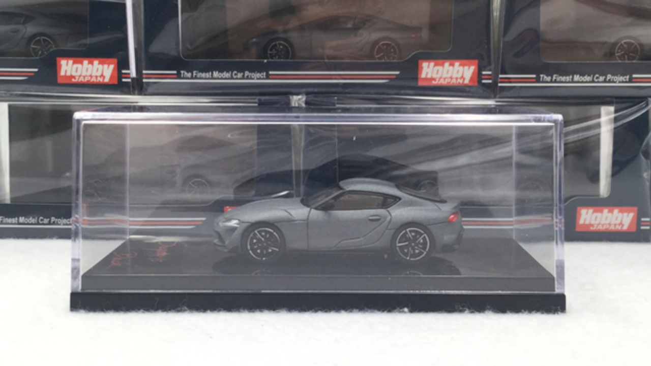 1/64 Hobby Japan Toyota GR Supra (A90) RZ (Matte Metallic Grey) Diecast Car Model