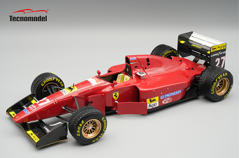 1/18 Tecnomodel Ferrari 412T1B 1994 Japan GP Driver: Jean Alesi Raining Tyres Limited Edition Car Model