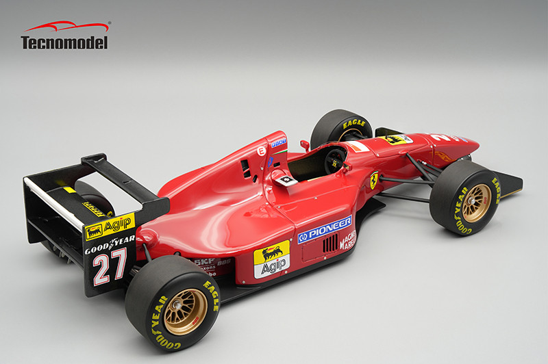 1/18 Tecnomodel Ferrari 412T1 1994 Canadian GP Driver: Jean Alesi Smooth Tyres Limited Edition Car Model