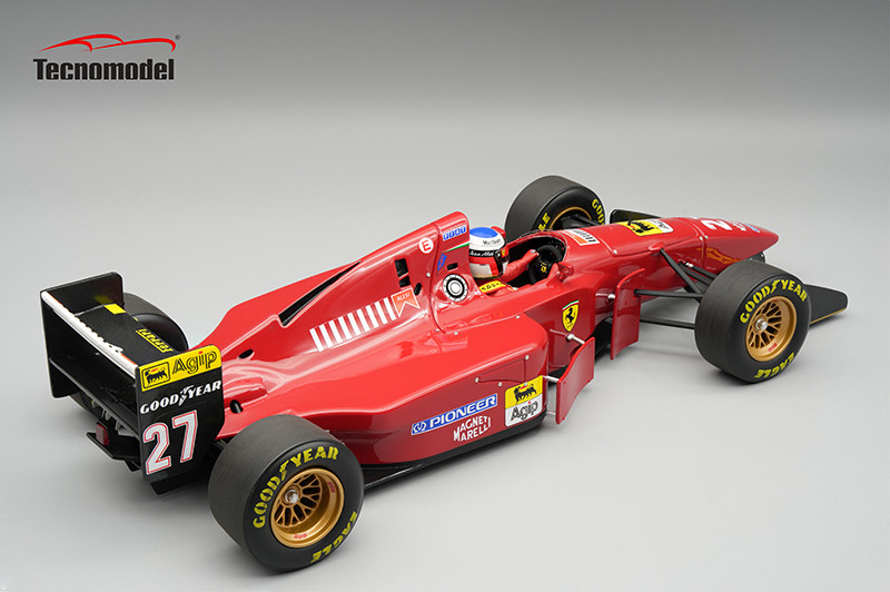 1/18 Tecnomodel Ferrari 412T1B 1994 German GP Driver: Jean Alesi Smooth Tyres Limited Edition Car Model