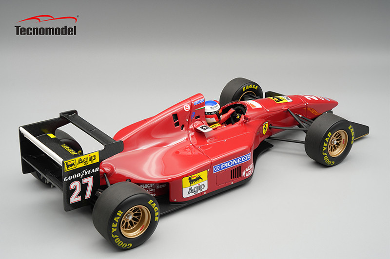 1/18 Tecnomodel Ferrari 412T1 1994 Canadian GP Driver: Jean Alesi Smooth Tyres Limited Edition Car Model
