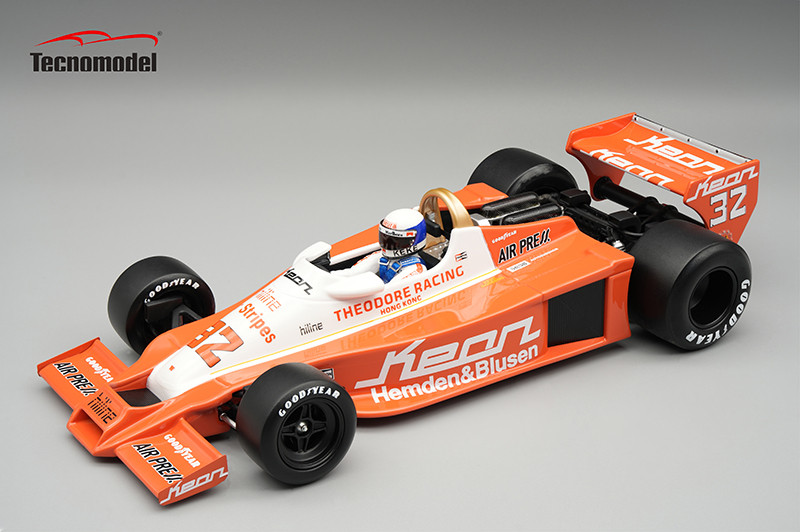 1/18 Tecnomodel Wolf WR3 1978 German GP Driver: K.Rosberg Limited Edition Car Model