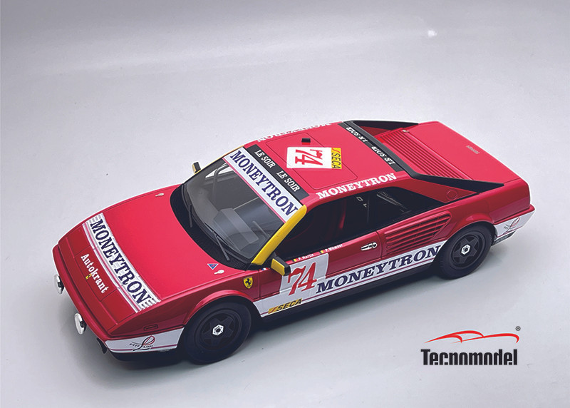 1/18 Tecnomodel Ferrari 308 Mondial 3.2 SPA 24h 1989 Car #74 Driver: M. Bianchi - P. Witmeur - P. Martin  DNF Limited Edition Car Model