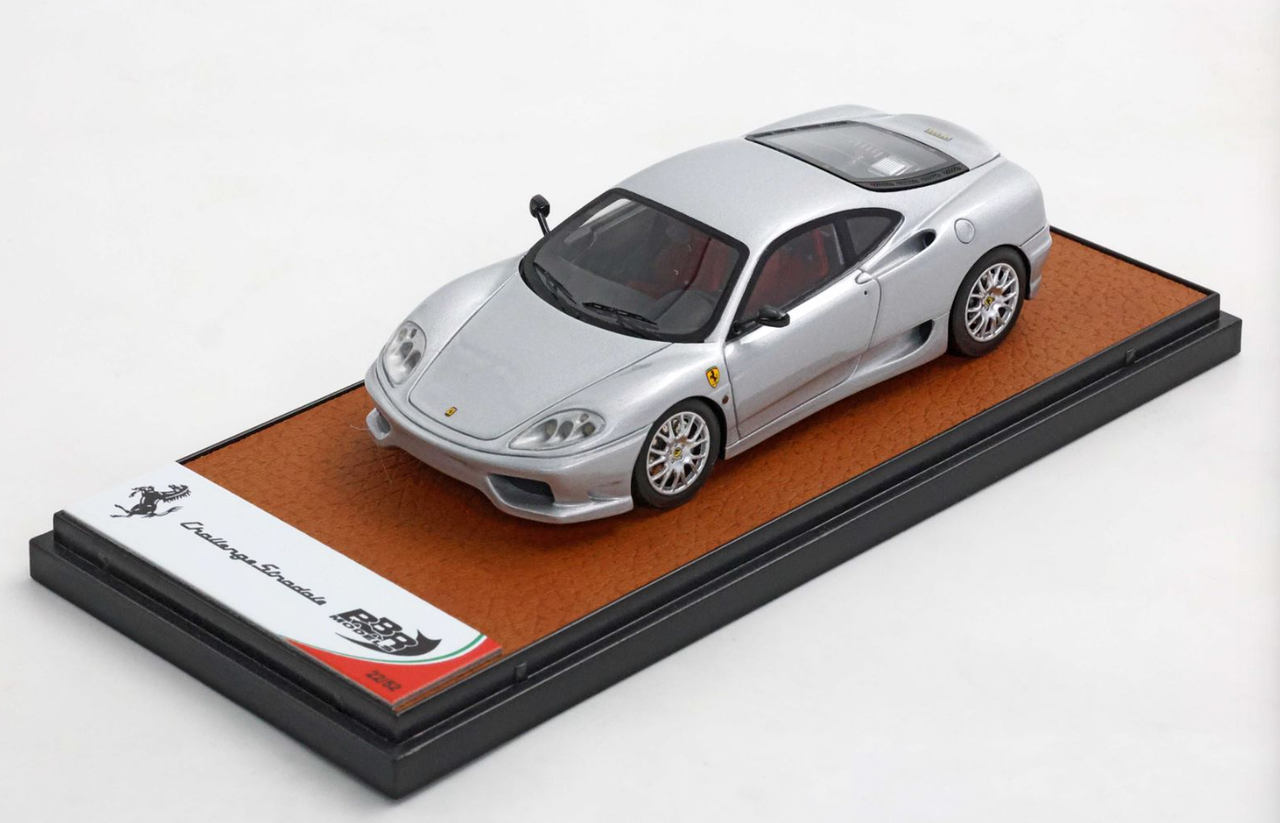 1/43 BBR Ferrari 360 Challenge Stradale (Argento Nurburgring Silver) Car Model Limited 52 Pieces