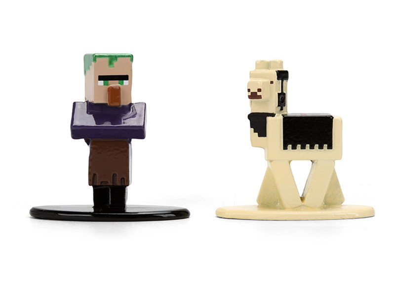 Set of 12 Diecast Figures "Minecraft" Video Game Wave 2 "Nano Metalfigs" Series Diecast models by Jada