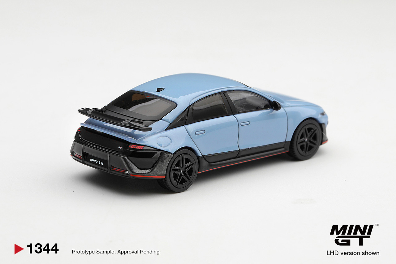 1/64 Mini GT Hyundai Ioniq 6 N Performance (Blue Pearl) Diecast Car Model
