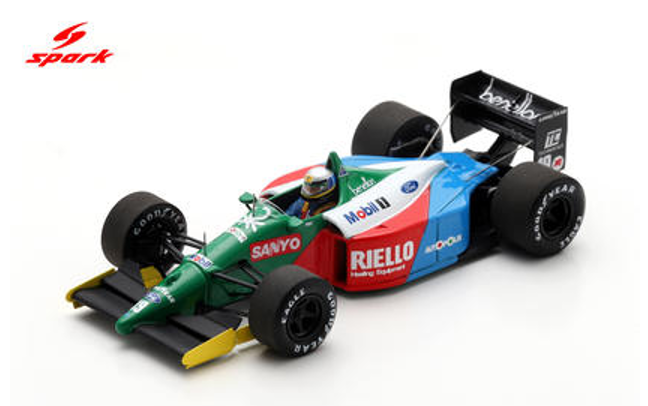 1/43 Spark Benetton B1120B No.19 Benetton-Ford 10th Brazil GP 1990  Alessandro Nannini Car Model