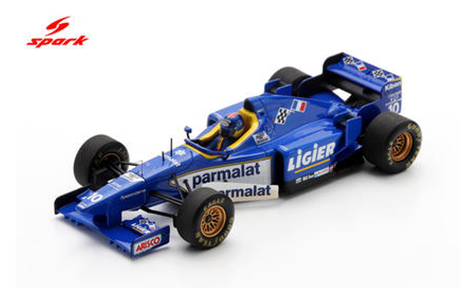 1/43 Spark Ligier JS43 No.10 Ligier Mugen-Honda French GP 1996 Pedro Diniz Car Model