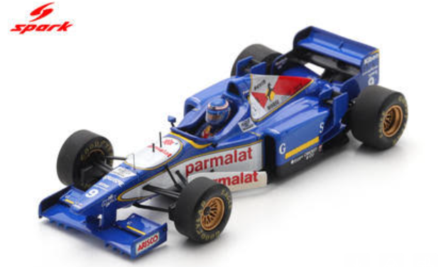 1/43 Spark Ligier JS43 No.9 Ligier Mugen-Honda 7th Australian GP 1996 Olivier Panis Car Model