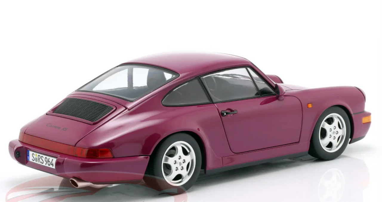 1/12 KK-Scale 1992 Porsche 911 (964) RS with Cup Rims (Ruby Red) Diecast Car Model