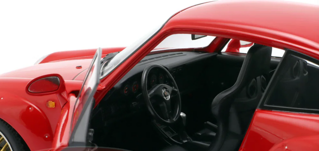 1/12 KK-Scale 1996 Porsche 911 (993) GT2 with BBS Rims (Red) Diecast Car Model