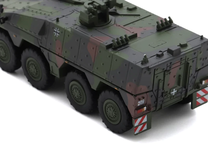 Tpz. Tank Boxer "German Army" Green Camouflage 1/87 (HO) Scale Diecast Model Car by Schuco
