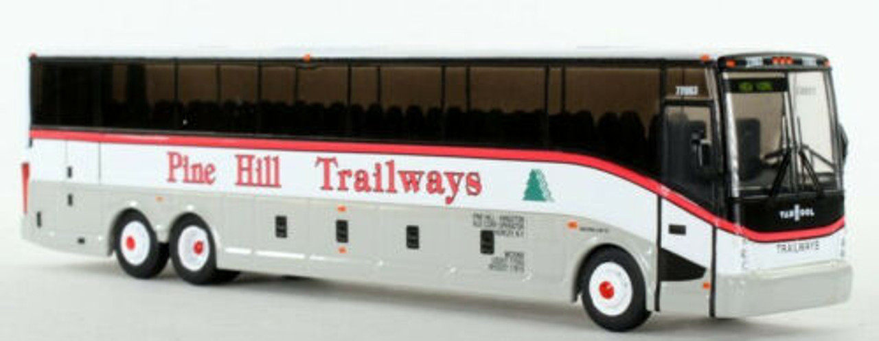 1/87 IR Pine Hill Trailways Van Hool CX45 Diecast Model Motorcoach Bus
