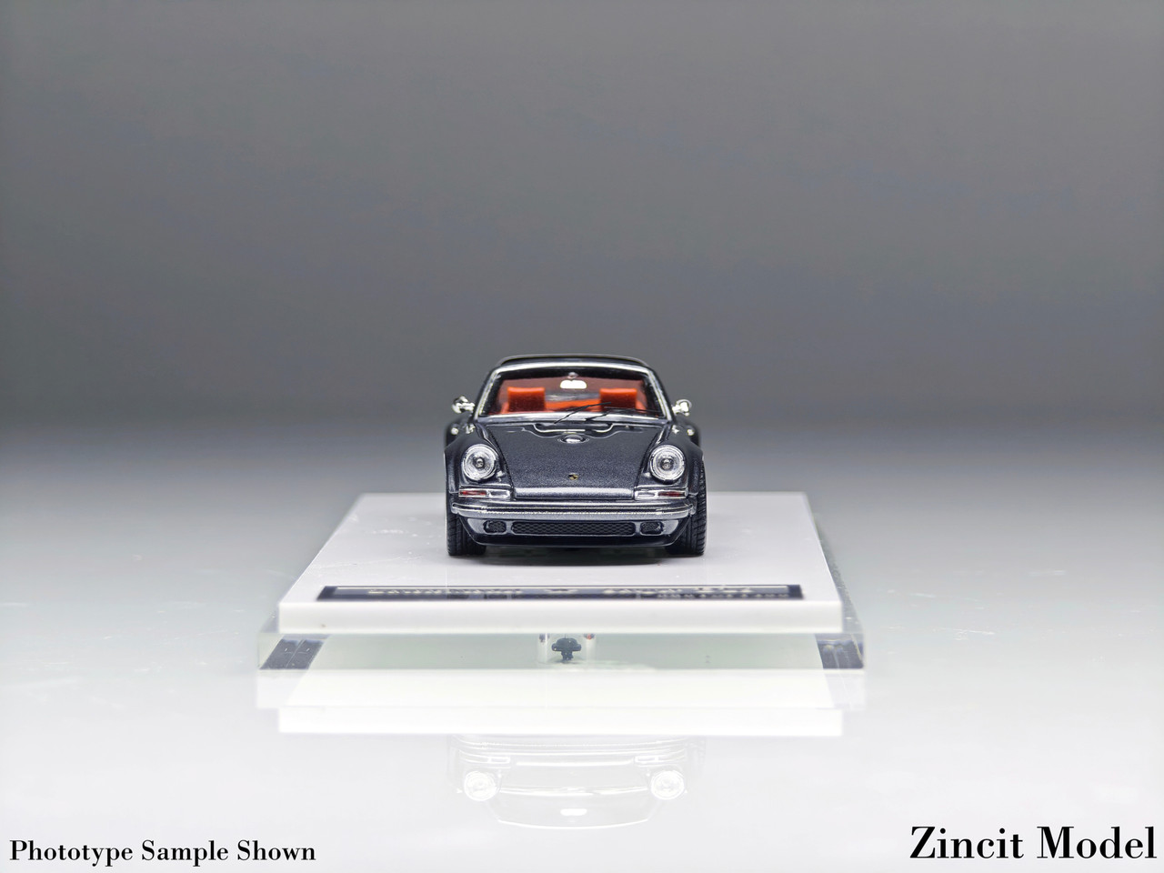 1/64 Zincit Model Porsche 911 964 Singer (Metallic Grey) Diecast Car Model
