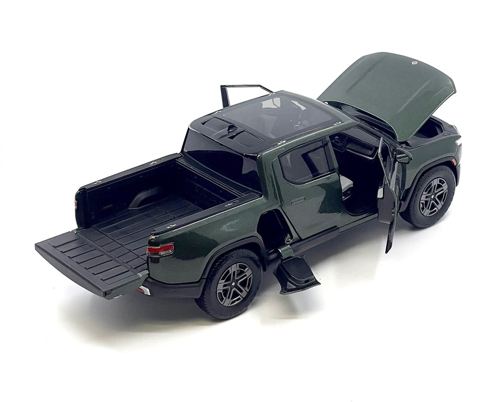 1/24 Maisto Rivian R1T Pick Up Truck (Metallic Green) Diecast Car Model
