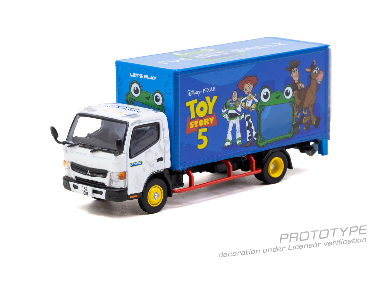 1/64 Tarmac Works Mitsubishi Fuso Canter Toy Story 5 Diecast Car Model
