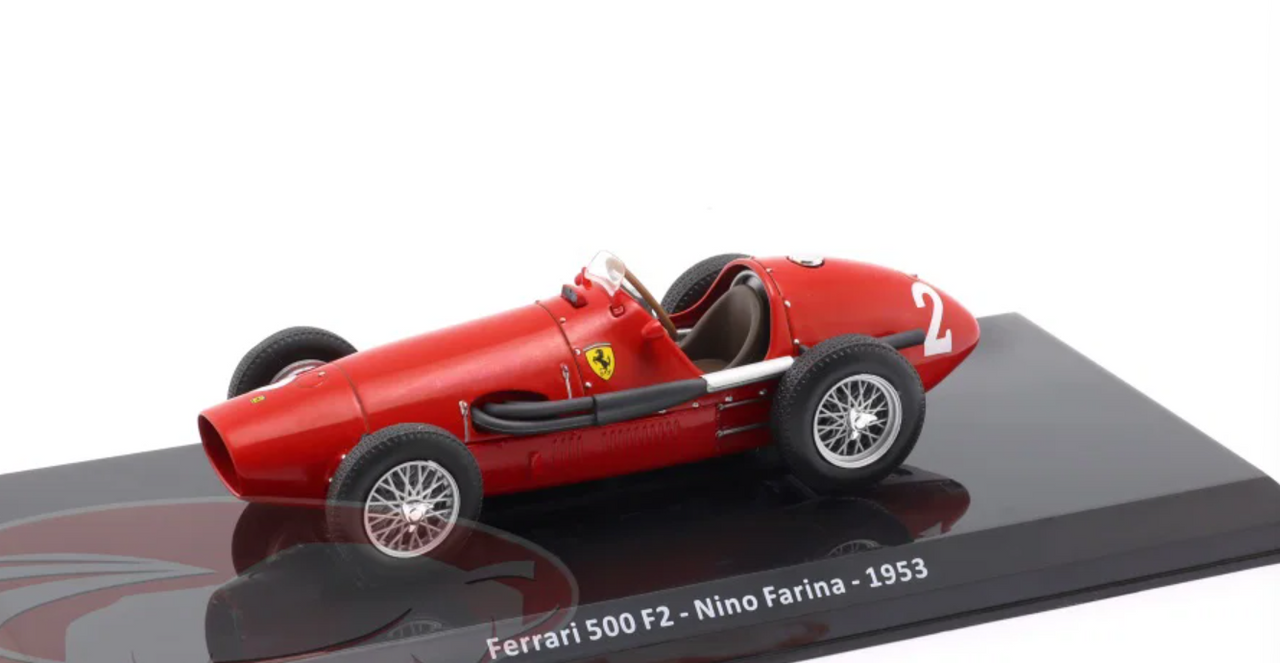 1/24 Premium Collectibles 1953 F1 Giuseppe "Nino" Farina Ferrari 500F2 #2 Winner German GP Diecast Car Model