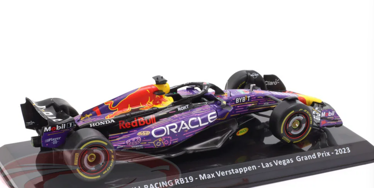 1/24 Premium Collectibles 2023 F1 Max Verstappen Verstappen Red Bull RB19 #1 Winner Las Vegas GP Formula 1 World Champion Diecast Car Model