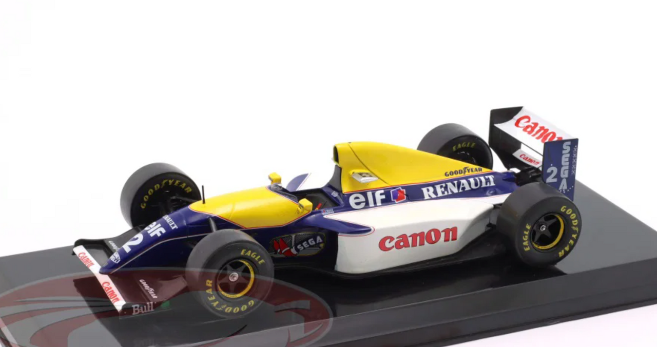 1/24 Premium Collectibles 1993 F1 Alain Prost Williams FW15C #2 Formula 1 World Champion Diecast Car Model
