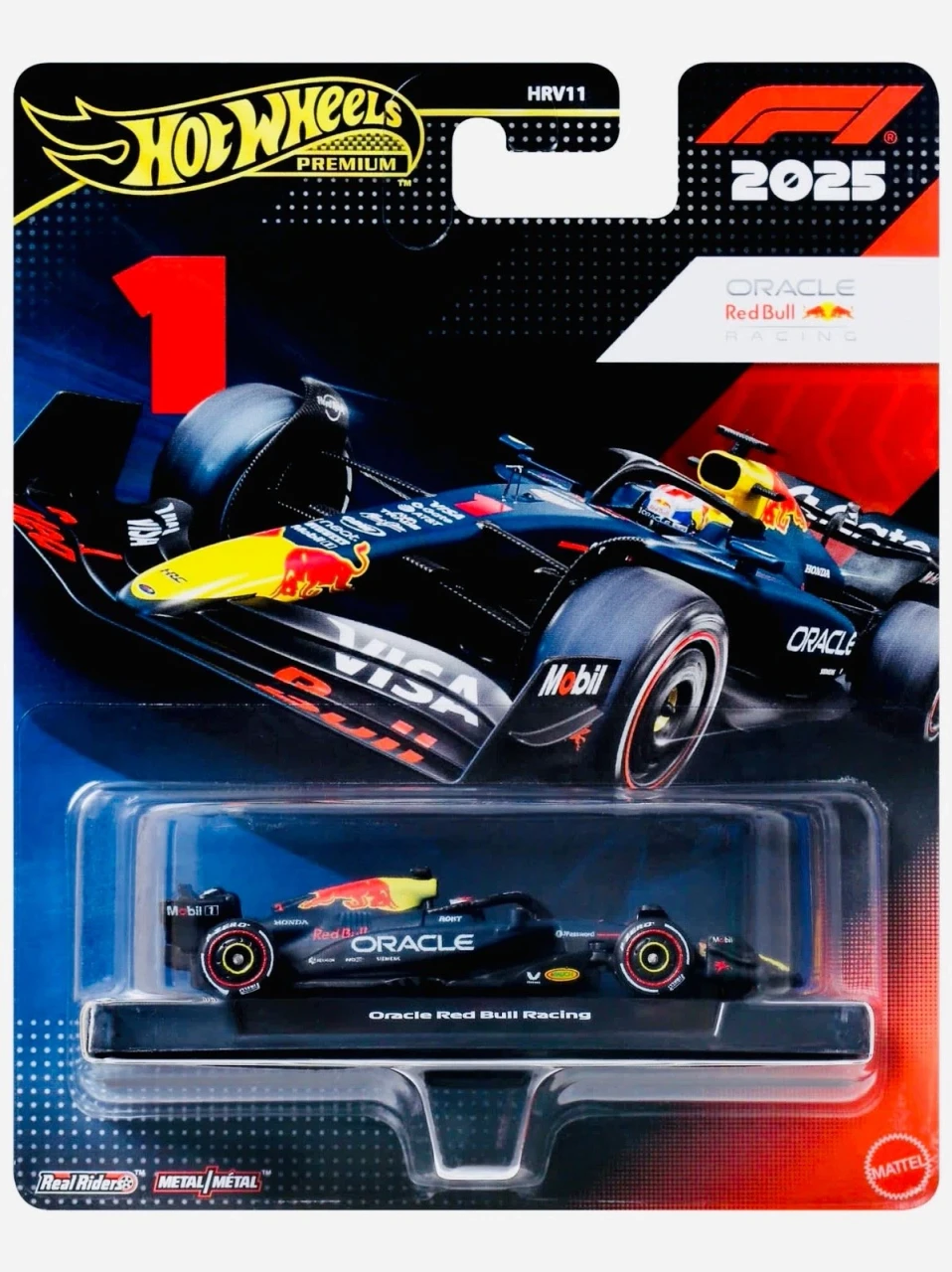 1/64 Hot Wheels Premium 2025 F1 Oracle Red Bull Racing RB21 #1 Max Verstappen Car Model