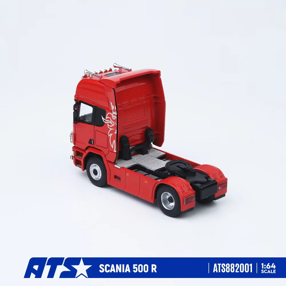 1/64 ATS Scania 500 R (Red) Diecast Car Model