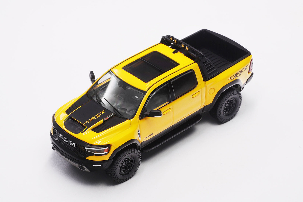 1/64 Shadow Pro Dodge Ram 1500 TRX (Yellow) Diecast Car Model