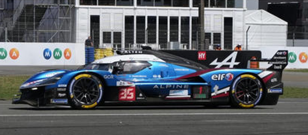 1/64 Spark Alpine A424 No.35 ALPINE ENDURANCE TEAM 6th Le Mans 24H 2026 A. F. da Costa – C. Milesi – F. Habsburg Car Model
