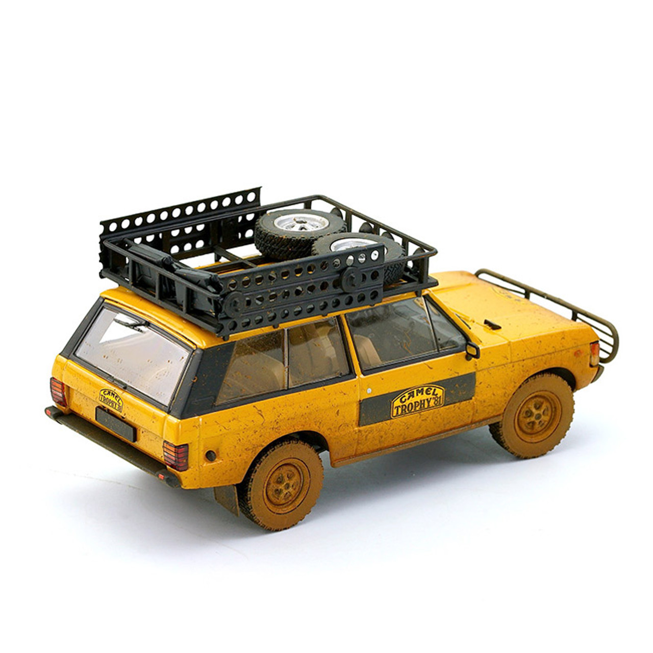 1/43 Almost Real AR 1981 Land Rover Range Rover “Camel Trophy” Sumatra Dirt Version Diecast Car Model