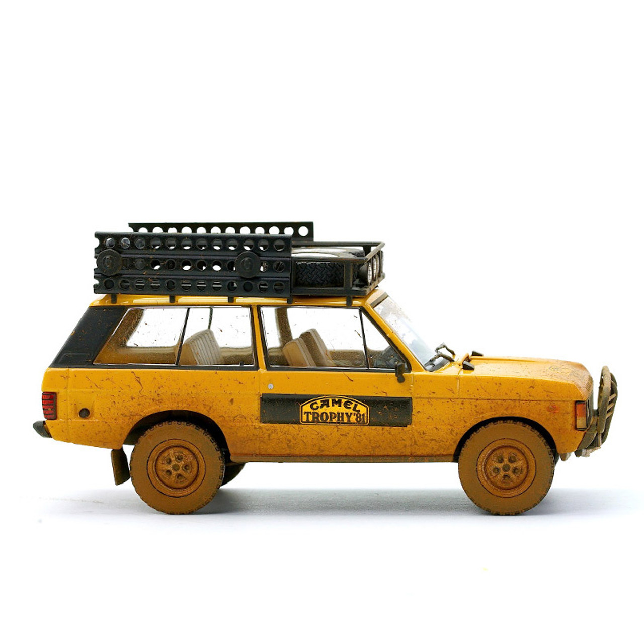 1/43 Almost Real AR 1981 Land Rover Range Rover “Camel Trophy” Sumatra Dirt Version Diecast Car Model