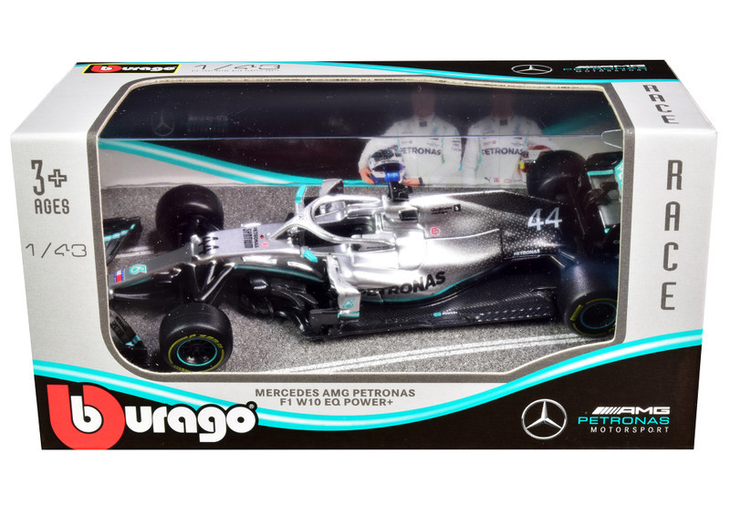 1/43 BBurago 2019 Formula 1 Mercedes AMG Petronas F1 W10 EQ Power+