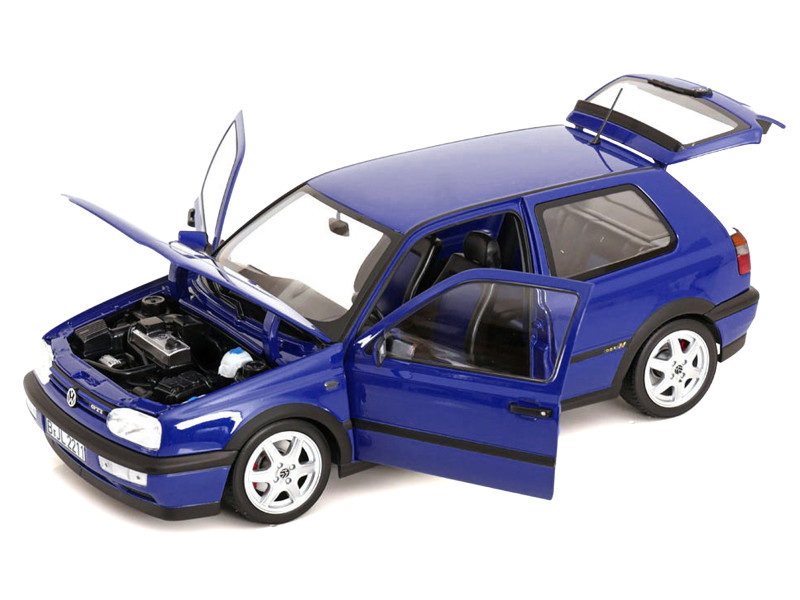 1994 Volkswagen Golf GTI Color Concept Jazz Blue 1/18 Diecast Model Car by Norev