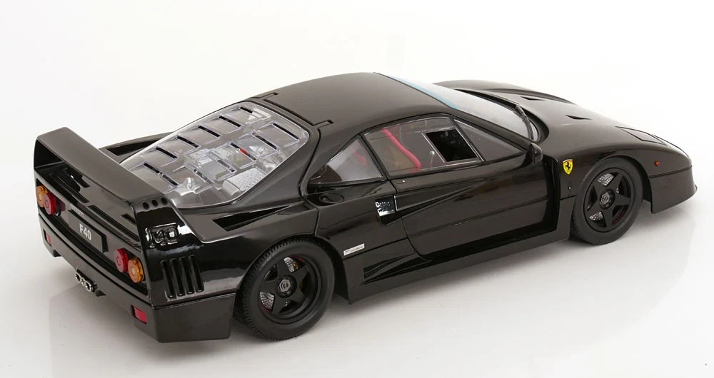 1/12 KK-Scale 1990 Ferrari F40 Lightweight (Black) Diecast Car Model