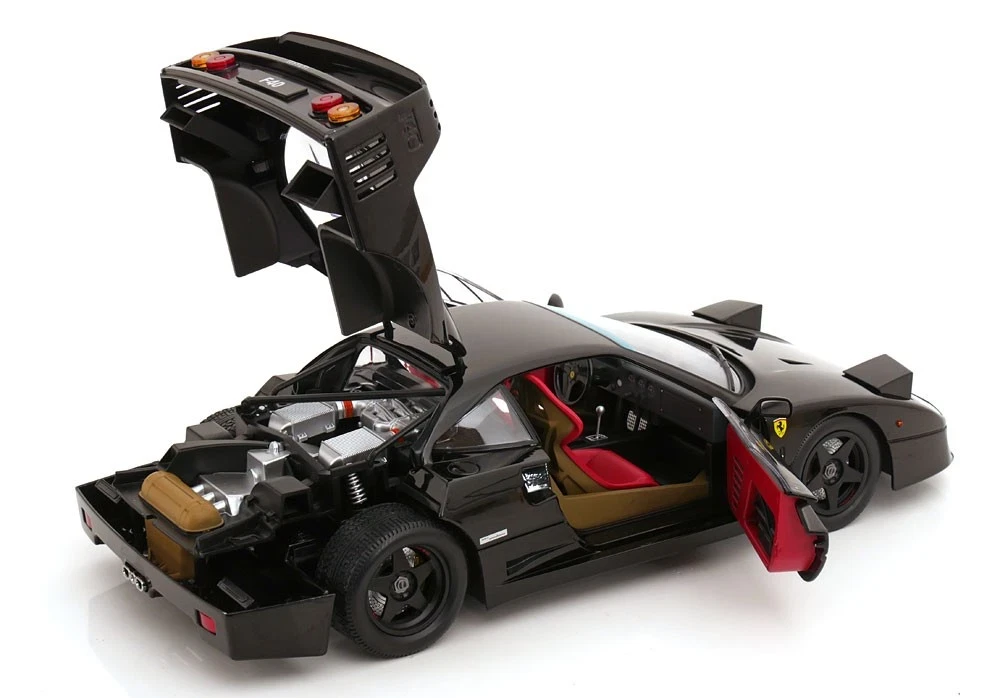1/12 KK-Scale 1990 Ferrari F40 Lightweight (Black) Diecast Car Model