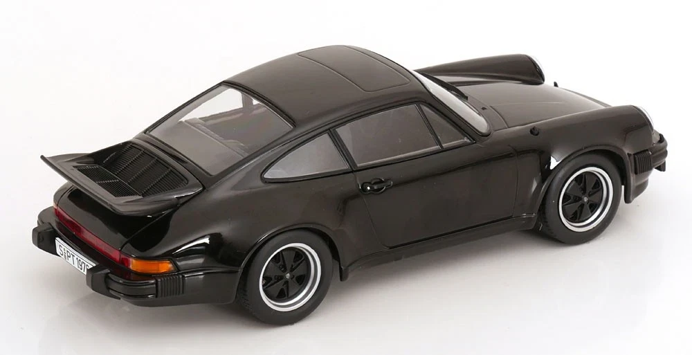 1/18 KK-Scale 1976 Porsche 911 (930) Turbo 3.0 (Black) Diecast Car Model