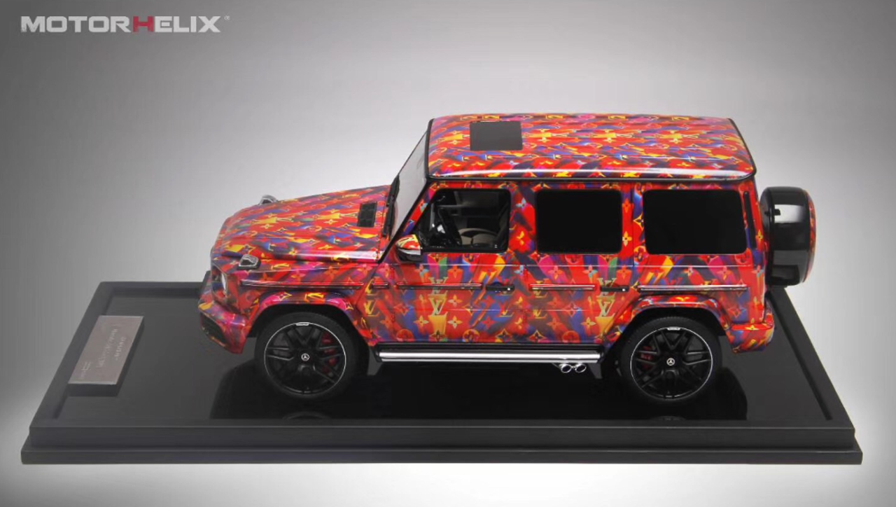 1/18 Mercedes-Benz Mercedes G-Class G63 AMG LV Louis Vuitton Theme Resin  Car Model Limited 99 Pieces 