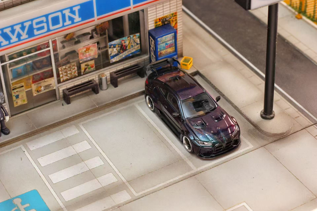 1/64 SW BMW M4 G82 Widebody (Holographic Purple) Diecast Car Model