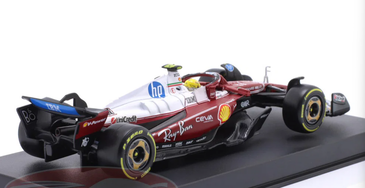 1/43 BBurago 2025 F1 Lewis Hamilton Ferrari SF-25 #44 6th Italian GP Diecast Car Model Elite Edition
