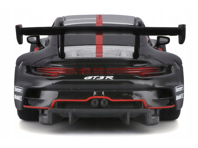 1/43 BBurago Porsche 911 (992) GT3 R (Black) Diecast Car Models