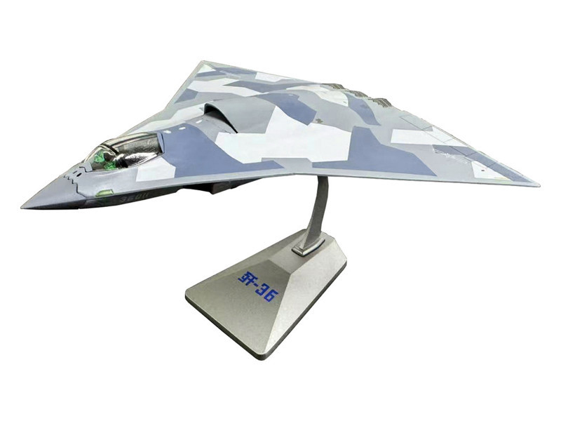 CAC J-36 Stealth Aircraft "People's Liberation Army Air Force" 1/144 Diecast Model by Air Force 1