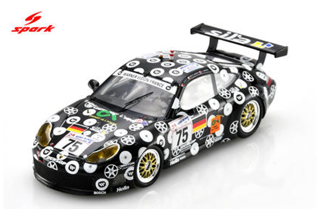 1/43 Spark Porsche 996 GT3 R No.75 27th Le Mans 24H 2000  G. Jeannette - M. Brockman - M. Lauer Car Model
