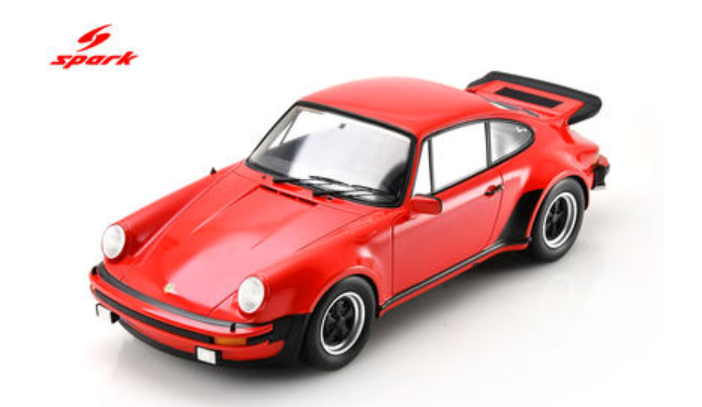 1/18 Spark 1976 Porsche 911 930 Turbo 3.0 (Red) Car Model