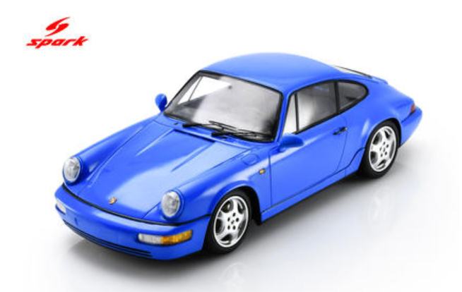 1/18 Spark 1992 Porsche 911 964 RS Street (Maritime Blue) Car Model