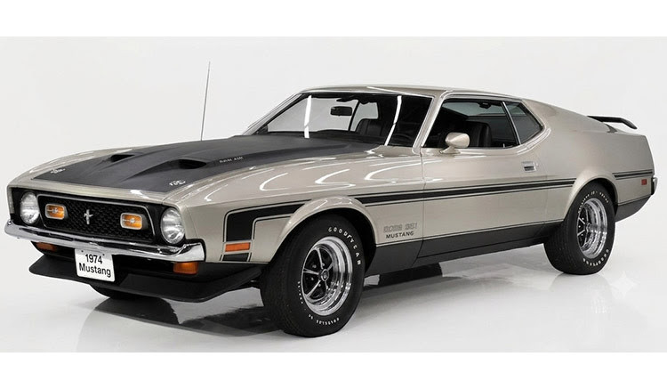 1/18 Sunstar 1971 Ford Mustang Boss 351 (Light Pewter Metallic Silver Grey) Diecast Car Model