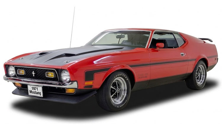 1/18 Sunstar 1971 Ford Mustang Boss 351 (Red) Diecast Car Model