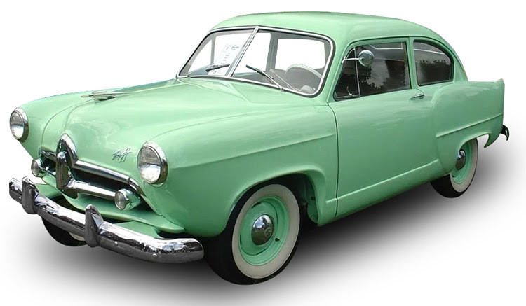 1/18 Sunstar 1951 Kaiser Henry J (Ceramic Green) Diecast Car Model