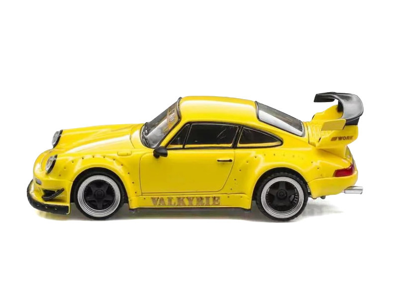 1/64 Model Model Porsche 911 RWB 930 (Valkyrie Yellow) Car Model