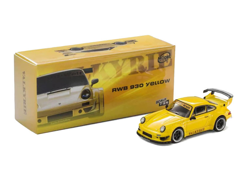 1/64 Model Model Porsche 911 RWB 930 (Valkyrie Yellow) Car Model
