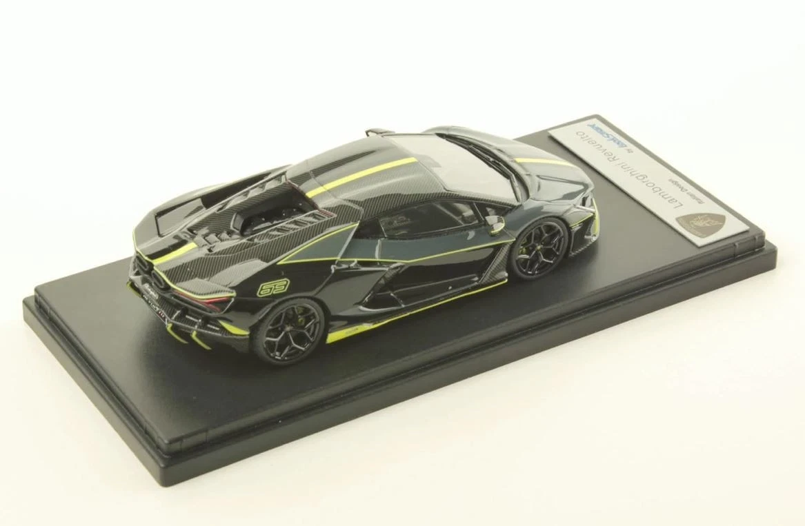 1/43 Looksmart 2025 Lamborghini Revuelto (Dark Grey & Black) Car Model