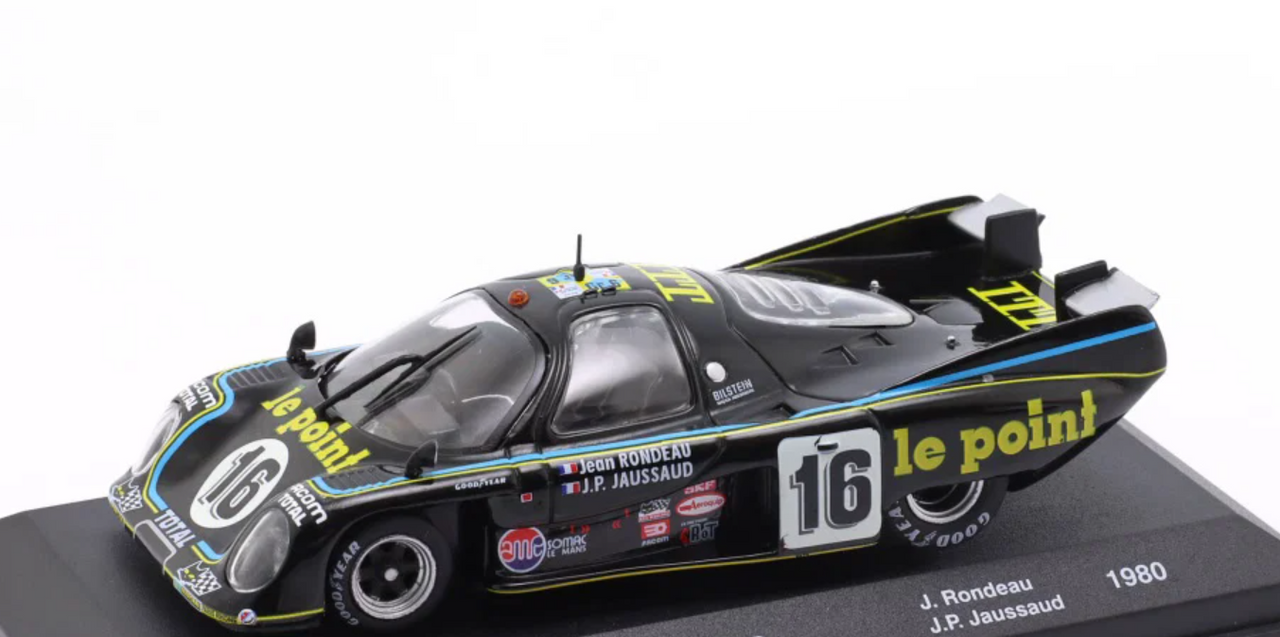 1/43 Altaya 1980 Rondeau M379B #16 Winner 24h LeMans Jean Rondeau, Jean-Pierre Jaussaud Diecast Car Model